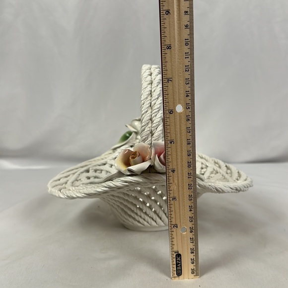 Lanzarin Ceramic Capodimonte Roses Made in Italy - Picture 13 of 16